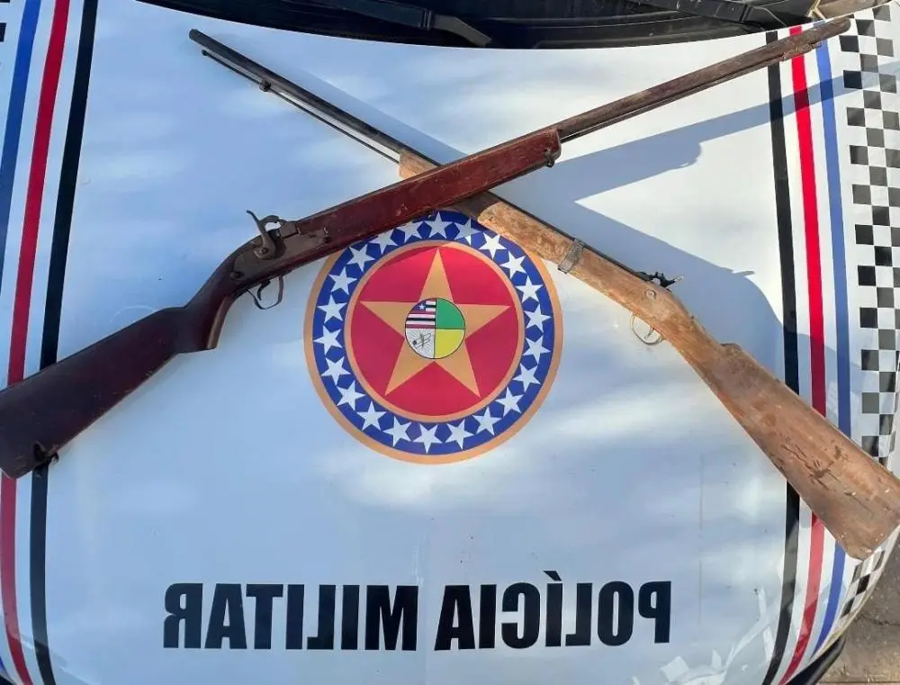 Armas usadas no confronto fatal
