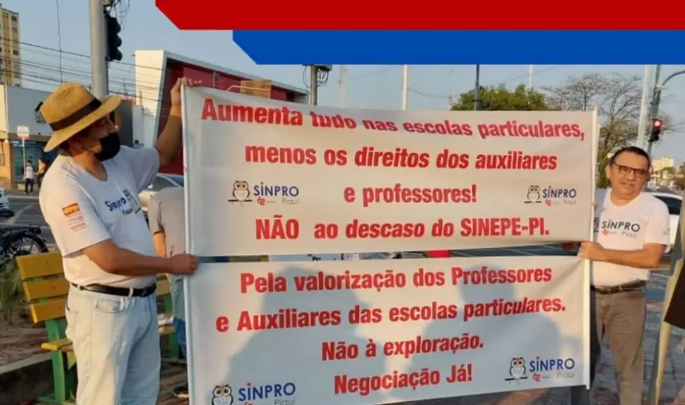 Foto: Reprodução/SINPRO-PI