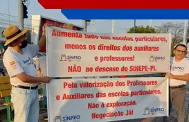 Foto: Reprodução/SINPRO-PI (Foto: )