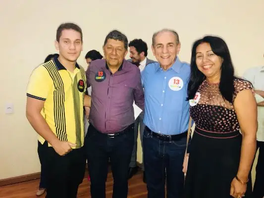 Prefeita Doquinha com o Senador eleito Marcelo Castro