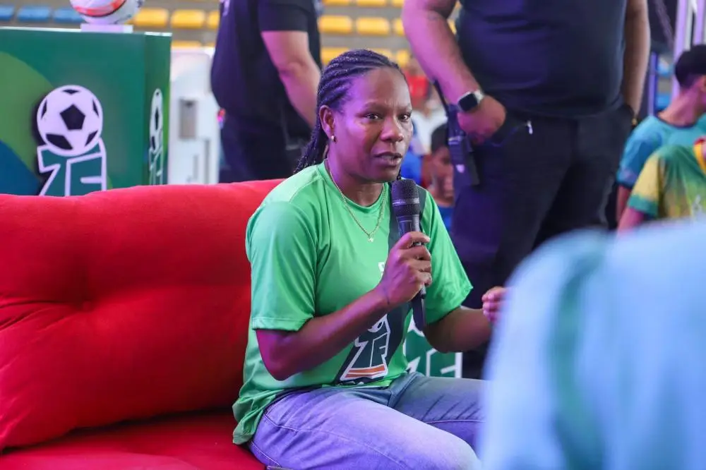 Formiga foi a primeira jogadora a disputar sete Copas do Mundo e sete Olimpíadas. Este feito a torna a única atleta, entre homens e mulheres, a alcançar essa marca em ambos os torneios.  Fotos: Prefeitura de Timon (Leonardo Rocha/SECOM)