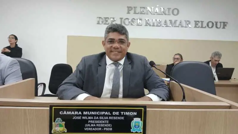  presidente da Câmara Municipal de Timon, vereador Uilma Resende