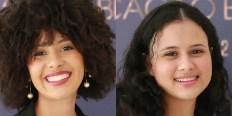 Laís Sousa Fernandes e Mariana Dias Cesário foram premiadas pelo alto desempenho na redação do Enem.