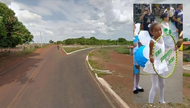 Local do acidente na PI-213 que dá acesso ao Parque Ecológico da Cachoeira do Urubu em Esperantina