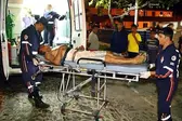 Vítima atendida pelo SAMU (Foto: Jornal da Parnaíba) (Foto: Jornal da Parnaíba)