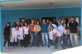 Equipe da Secretaria Mun. de Saúde (Foto: Portal r10/Lucinaldo P. Silva (Pequeno))
