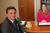 Júnior Bill em audiência com Rejane Dias (Foto: Reprodução/facebook) (Foto: )