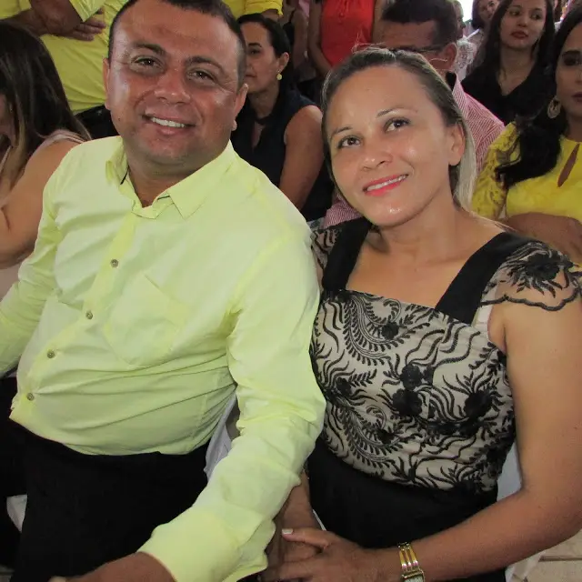 Carlos Cezar e sua esposa Francisquinha