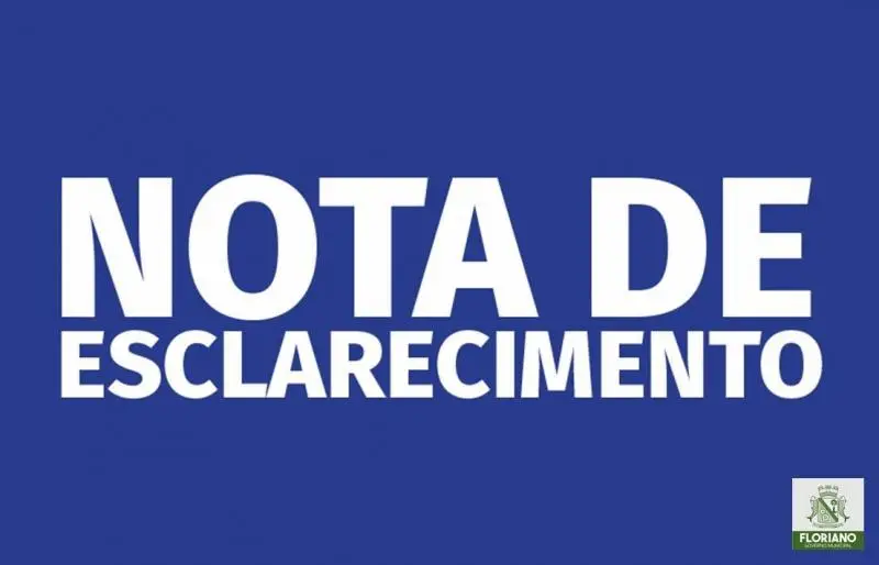 Nota de esclarecimento