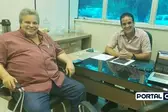 Prefeito Diego Teixeira e Ex-prefeito Helcias Lira de Amarante.  (Foto: PORTAL C7 )