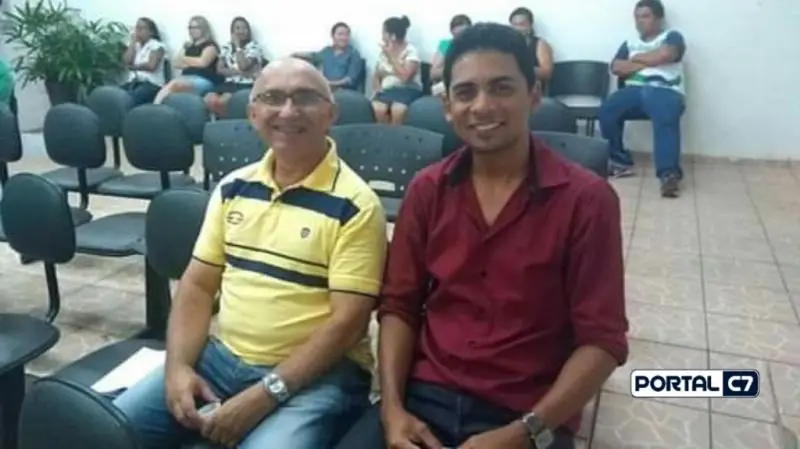 Pastor e chefe do gabinete da prefeitura Josineide Amorim e Secretário da educação Ironilson
