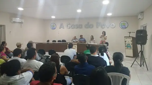 Reunião com o pessoal da saúde
