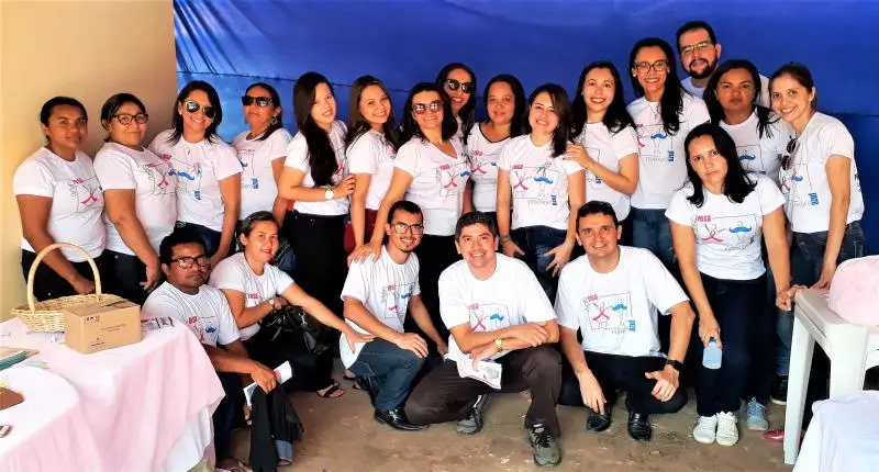 Equipe da Campanha Outubro Rosa/Novembro Azul