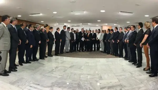 Encontro dos prefeitos com o presidente Michel Temer em Brasília (Imagem: Divulgação)