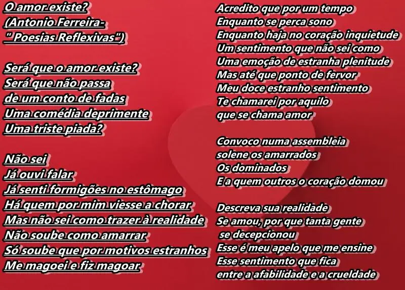 O amor existe?