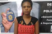 Maria da Cruz está presa na Delegacia de Polícia Civil de Água Branca (Imagem: Divulgação Polícia Civil) (Foto: canal 121)
