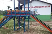 Brinquedo de recreação nas escolas do município (Foto: Carlos Eugênio)