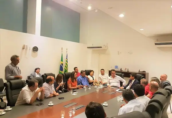 O encontro confirmou aliança para a eleição de 2018 (Imagem: Divulgação)