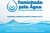Banner de divulgação da caminhada pelo Dia Mundial da Água (Foto: CCOM)
