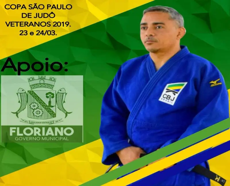 O atleta veterano Nilo Carvalho