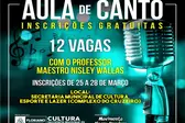 Aula de canto (Foto: )