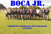Boca Jr. campeão são-gonçalense (Foto: )