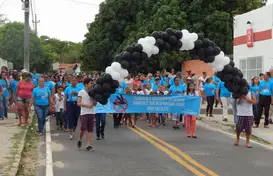 Caminhada pelas principais ruas da cidade   (Foto: )