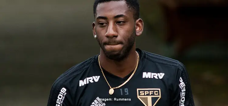 Foto: Rummens/Reprodução. Atacante do São Paulo,Gonzalo Carneiro.