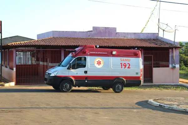 Ambulância nova para o SAMU