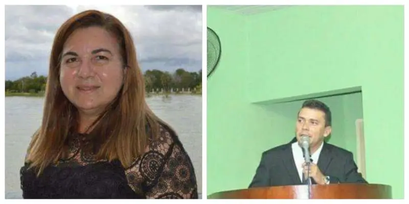 Prefeita Vilma Lima e vereador Erismar Nunes 