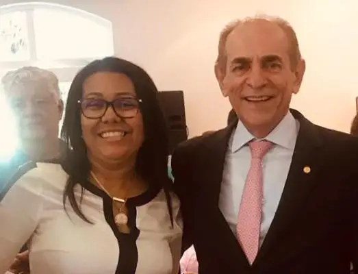 Prefeita Doquinha com o Senador Marcelo Castro