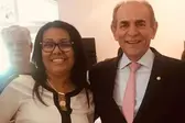 Prefeita Doquinha com o Senador Marcelo Castro (Foto: Ascom)