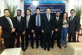 Presidnete  Celso Barros e palestrantes do evento em Picos. (Foto: Ascom )