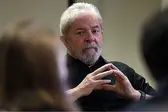 O ex-presidente Lula durante evento do PT em São Paulo (Foto: Datafolha)