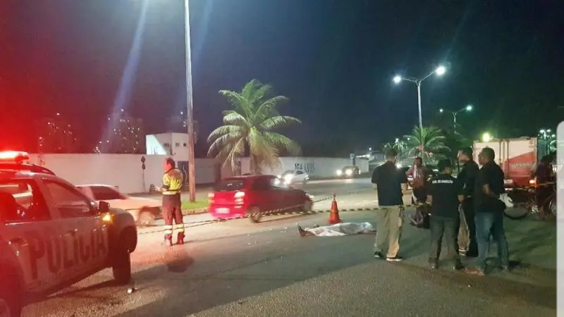 Foto: Rafaela Duarte - O condutor do carro fugiu sem prestar socorro a vítima.