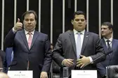 Foto:Reprodução/Agência Senado - Rodrigo Maia e Davi Alcolumbre. (Foto: Metrópoles)
