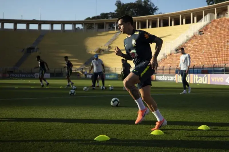 Foto: Lucas Figueiredo/CBF - Treinamento de recuperação da Seleção Brasileira na segunda-feira (10).
