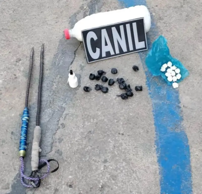 Foto:Reprodução - Ação apreendeu armas e drogas no presídio José de Deus Barros, em Picos.