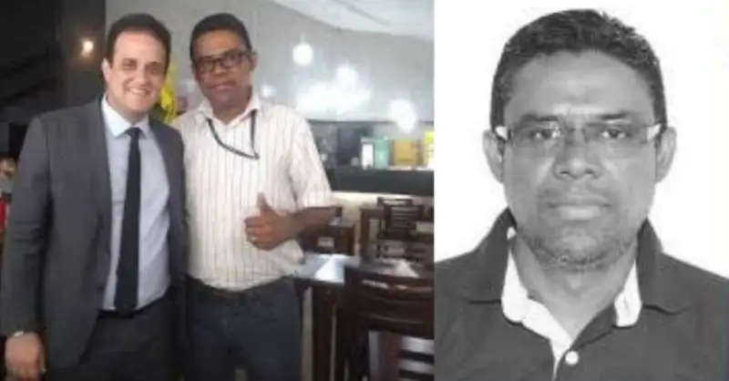Prefeito Diego Teixeira ao lado do Vereador Honorato/Montagem: Diogo Costa