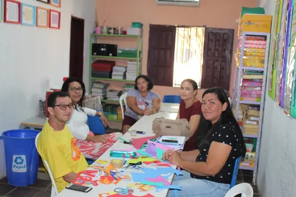 Prefeita Doquinha na Escola Doce Vida