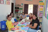 Prefeita Doquinha na Escola Doce Vida (Foto: Ascom)