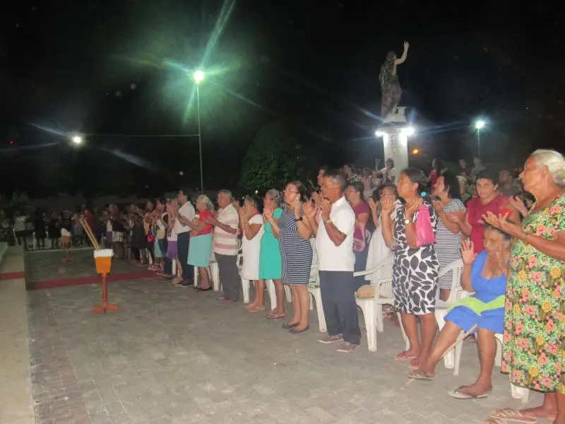 Missa de encerramento dos festejos do Padroeiro São João Batista, em São João do Arraial (Foto: Leônidas Silva)