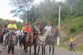 Prefeita Vilma Lima, participando da cavalgada dos vaqueiros, em 2018 (Foto: Leônidas Silva) (Foto: Sja.pi.gov.br)