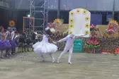 "Noivos" da quadrilha "Dona Junina", de São João do Arraial (Foto: Leônidas Silva) (Foto: )