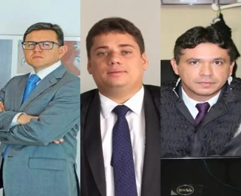 Drs. Charles Max, Leandro Cavalcante e Astrogildo Mendes.