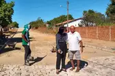 Prefeita Doquinha e seu Zé da Osana (Foto: Ascom)