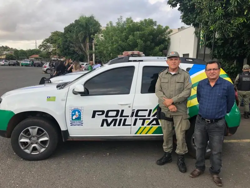 Prefeito Genival e o Sargento Vieira.