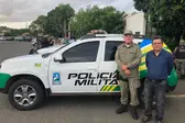 Prefeito Genival e o Sargento Vieira. (Foto: Ascom)