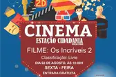 1ª sessão de cinema na Estação Cidadania Nivaldo Jr (Foto: )