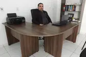 Advogado Juliano Cavalcanti em seu novo escritório em Amarante  (Foto: PORTAL C7 )